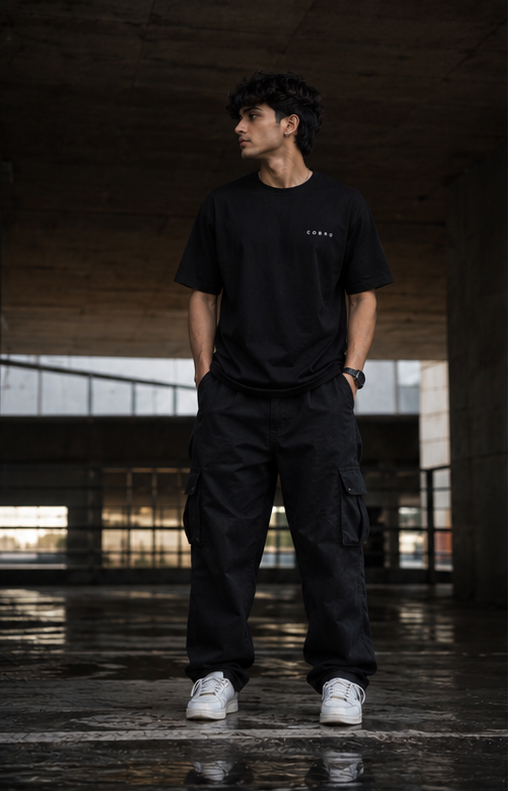 COBRO TrendSetter - Men’s Black Tee | Back Print