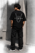 COBRO Premium Merch — Men’s Black Tee | Back Print