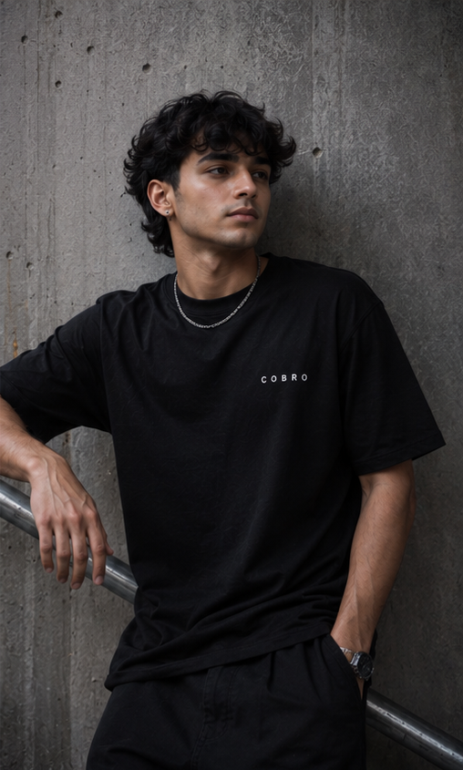 COBRO TrendSetter - Men’s Black Tee | Back Print