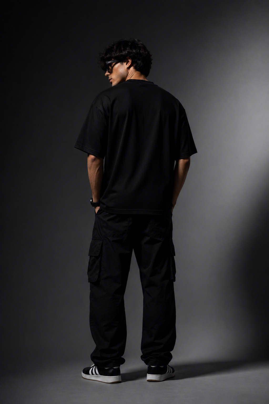COBRO Premium Merch — Men’s Black Tee | Front Print