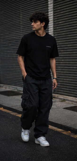 COBRO TrendSetter - Men’s Black Tee | Back Print