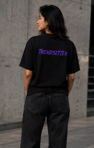 COBRO TrendSetter — Women’s Black Tee | Back Print