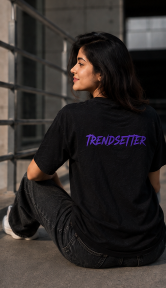 COBRO TrendSetter — Women’s Black Tee | Back Print